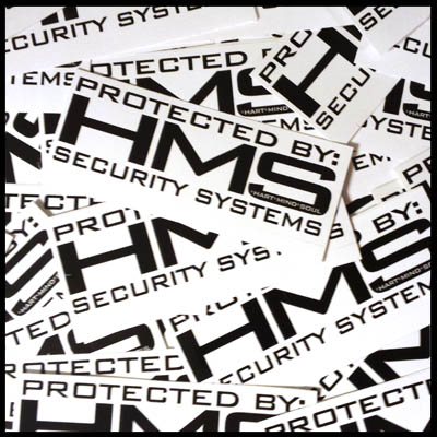 portland black friday HMS security stickers