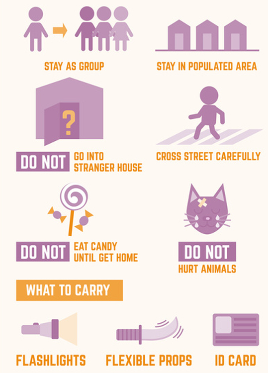 Heart Mind Soul halloween safety tips