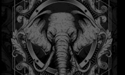 Discharge Screen Printing Elephant Shirt