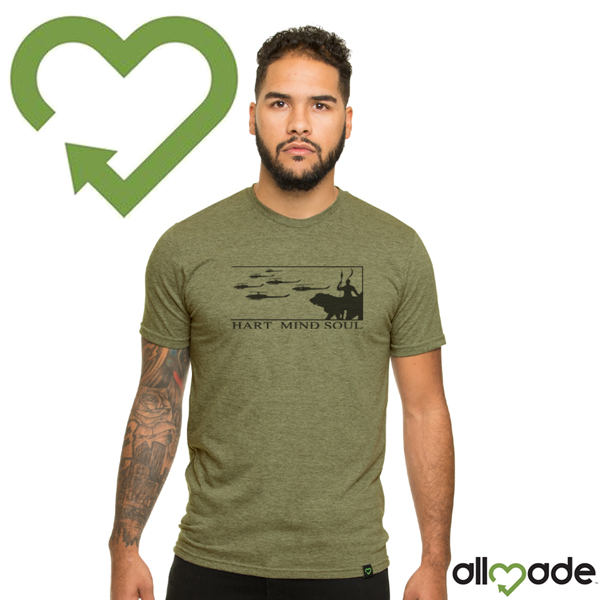Olive You Green All Made T Shirt