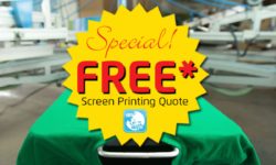 Get a free quote for custom screen printing