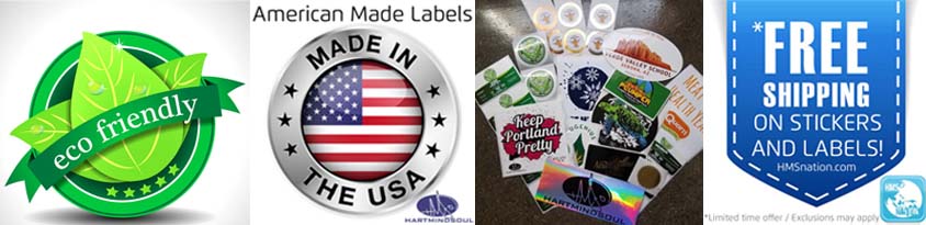 custom stickers and labels Portland