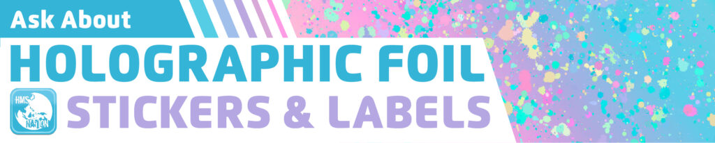 Holographic Foil Sticker Labels