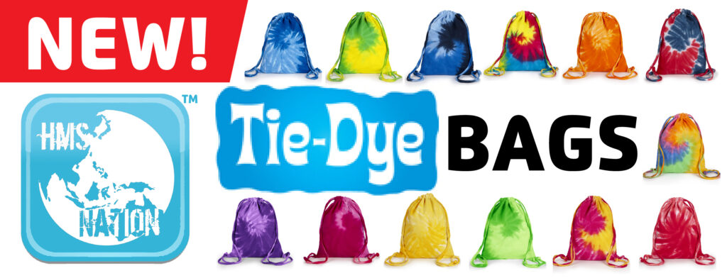 Tie Dye Drawstring Bags